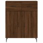 vidaXL Credenza Rovere Marrone 69,5x34x180 cm in Legno Multistrato vidaXL Credenza Rovere Marrone 69,5x34x180 cm in Legno Multistrato