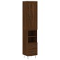 vidaXL Credenza Rovere Marrone 34,5x34x180 cm in Legno Multistrato vidaXL Credenza Rovere Marrone 34,5x34x180 cm in Legno Multistrato