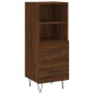 vidaXL Credenza Rovere Marrone 34,5x34x180 cm in Legno Multistrato vidaXL Credenza Rovere Marrone 34,5x34x180 cm in Legno Multistrato