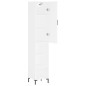 vidaXL Credenza Bianca 34,5x34x180 cm in Legno Multistrato vidaXL Credenza Bianca 34,5x34x180 cm in Legno Multistrato