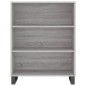 vidaXL Credenza Grigio Sonoma 69,5x34x180 cm in Legno Multistrato vidaXL Credenza Grigio Sonoma 69,5x34x180 cm in Legno Multistrato