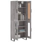 vidaXL Credenza Grigio Sonoma 69,5x34x180 cm in Legno Multistrato vidaXL Credenza Grigio Sonoma 69,5x34x180 cm in Legno Multistrato