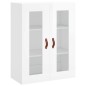 vidaXL Credenza Bianco Lucido 69,5x34x180 cm in Legno Multistrato vidaXL Credenza Bianco Lucido 69,5x34x180 cm in Legno Multistrato