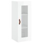 vidaXL Credenza 34,5x34x180 cm in Legno Multistrato Bianco Lucido vidaXL Credenza 34,5x34x180 cm in Legno Multistrato Bianco Lucido