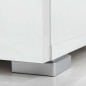 Mobile TV a Parete con Vetrina 5 pz Illuminazione LED Bianco Mobile TV a Parete con Vetrina 5 pz Illuminazione LED Bianco