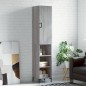 vidaXL Credenza Grigio Sonoma 34,5x34x180 cm in Legno Multistrato vidaXL Credenza Grigio Sonoma 34,5x34x180 cm in Legno Multistrato