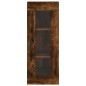 vidaXL Credenza Rovere Fumo 34,5x34x180 cm in Legno Multistrato vidaXL Credenza Rovere Fumo 34,5x34x180 cm in Legno Multistrato