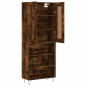 vidaXL Credenza Rovere Fumo 69,5x34x180 cm in Legno Multistrato vidaXL Credenza Rovere Fumo 69,5x34x180 cm in Legno Multistrato