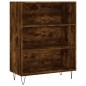 vidaXL Credenza Rovere Fumo 69,5x34x180 cm in Legno Multistrato vidaXL Credenza Rovere Fumo 69,5x34x180 cm in Legno Multistrato