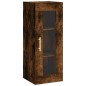 vidaXL Credenza Rovere Fumo 34,5x34x180 cm in Legno Multistrato vidaXL Credenza Rovere Fumo 34,5x34x180 cm in Legno Multistrato