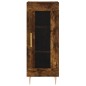 vidaXL Credenza Rovere Fumo 34,5x34x180 cm in Legno Multistrato vidaXL Credenza Rovere Fumo 34,5x34x180 cm in Legno Multistrato