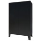 Armadio in Metallo in Stile Industriale 67x35x107 cm Nero Armadio in Metallo in Stile Industriale 67x35x107 cm Nero
