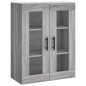 vidaXL Credenza Grigio Sonoma 69,5x34x180 cm in Legno Multistrato vidaXL Credenza Grigio Sonoma 69,5x34x180 cm in Legno Multistrato