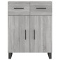 vidaXL Credenza Grigio Sonoma 69,5x34x180 cm in Legno Multistrato vidaXL Credenza Grigio Sonoma 69,5x34x180 cm in Legno Multistrato