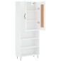 vidaXL Credenza Bianco Lucido 69,5x34x180 cm in Legno Multistrato vidaXL Credenza Bianco Lucido 69,5x34x180 cm in Legno Multistrato