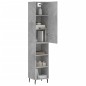 vidaXL Credenza Grigio Cemento 34,5x34x180 cm in Legno Multistrato vidaXL Credenza Grigio Cemento 34,5x34x180 cm in Legno Multistrato