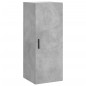 vidaXL Credenza Grigio Cemento 34,5x34x180 cm in Legno Multistrato vidaXL Credenza Grigio Cemento 34,5x34x180 cm in Legno Multistrato