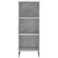 vidaXL Credenza Grigio Cemento 34,5x34x180 cm in Legno Multistrato vidaXL Credenza Grigio Cemento 34,5x34x180 cm in Legno Multistrato
