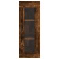 vidaXL Credenza Rovere Fumo 34,5x34x180 cm in Legno Multistrato vidaXL Credenza Rovere Fumo 34,5x34x180 cm in Legno Multistrato