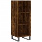 vidaXL Credenza Rovere Fumo 34,5x34x180 cm in Legno Multistrato vidaXL Credenza Rovere Fumo 34,5x34x180 cm in Legno Multistrato