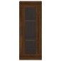 vidaXL Credenza Rovere Marrone 34,5x34x180 cm in Legno Multistrato vidaXL Credenza Rovere Marrone 34,5x34x180 cm in Legno Multistrato