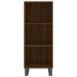 vidaXL Credenza Rovere Marrone 34,5x34x180 cm in Legno Multistrato vidaXL Credenza Rovere Marrone 34,5x34x180 cm in Legno Multistrato