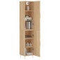 vidaXL Credenza Rovere Sonoma 34,5x34x180 cm in Legno Multistrato vidaXL Credenza Rovere Sonoma 34,5x34x180 cm in Legno Multistrato