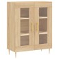 vidaXL Credenza Rovere Sonoma 69,5x34x180 cm in Legno Multistrato vidaXL Credenza Rovere Sonoma 69,5x34x180 cm in Legno Multistrato