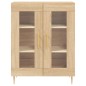 vidaXL Credenza Rovere Sonoma 69,5x34x180 cm in Legno Multistrato vidaXL Credenza Rovere Sonoma 69,5x34x180 cm in Legno Multistrato
