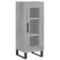 vidaXL Credenza Grigio Sonoma 34,5x34x180 cm in Legno Multistrato vidaXL Credenza Grigio Sonoma 34,5x34x180 cm in Legno Multistrato