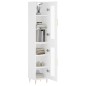 vidaXL Credenza Bianca 34,5x34x180 cm in Legno Multistrato vidaXL Credenza Bianca 34,5x34x180 cm in Legno Multistrato