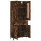 vidaXL Credenza Rovere Fumo 69,5x34x180 cm in Legno Multistrato vidaXL Credenza Rovere Fumo 69,5x34x180 cm in Legno Multistrato