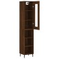 vidaXL Credenza Rovere Marrone 34,5x34x180 cm in Legno Multistrato vidaXL Credenza Rovere Marrone 34,5x34x180 cm in Legno Multistrato