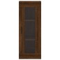 vidaXL Credenza Rovere Marrone 34,5x34x180 cm in Legno Multistrato vidaXL Credenza Rovere Marrone 34,5x34x180 cm in Legno Multistrato