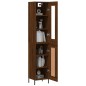 vidaXL Credenza Rovere Marrone 34,5x34x180 cm in Legno Multistrato vidaXL Credenza Rovere Marrone 34,5x34x180 cm in Legno Multistrato