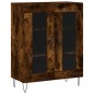 vidaXL Credenza Rovere Fumo 69,5x34x180 cm in Legno Multistrato vidaXL Credenza Rovere Fumo 69,5x34x180 cm in Legno Multistrato