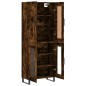 vidaXL Credenza Rovere Fumo 69,5x34x180 cm in Legno Multistrato vidaXL Credenza Rovere Fumo 69,5x34x180 cm in Legno Multistrato