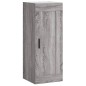 vidaXL Credenza Grigio Sonoma 34,5x34x180 cm in Legno Multistrato vidaXL Credenza Grigio Sonoma 34,5x34x180 cm in Legno Multistrato