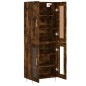vidaXL Credenza Rovere Fumo  69,5x34x180 cm in Legno Multistrato