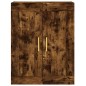 vidaXL Credenza Rovere Fumo  69,5x34x180 cm in Legno Multistrato