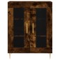 vidaXL Credenza Rovere Fumo  69,5x34x180 cm in Legno Multistrato