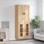 vidaXL Credenza Rovere Sonoma 69,5x34x180 cm in Legno Multistrato vidaXL Credenza Rovere Sonoma 69,5x34x180 cm in Legno Multistrato