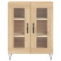 vidaXL Credenza Rovere Sonoma 69,5x34x180 cm in Legno Multistrato vidaXL Credenza Rovere Sonoma 69,5x34x180 cm in Legno Multistrato