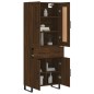 vidaXL Credenza Rovere Marrone 69,5x34x180 cm in Legno Multistrato vidaXL Credenza Rovere Marrone 69,5x34x180 cm in Legno Multistrato