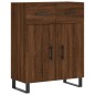 vidaXL Credenza Rovere Marrone 69,5x34x180 cm in Legno Multistrato vidaXL Credenza Rovere Marrone 69,5x34x180 cm in Legno Multistrato