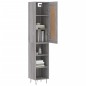 vidaXL Credenza Grigio Sonoma 34,5x34x180 cm in Legno Multistrato vidaXL Credenza Grigio Sonoma 34,5x34x180 cm in Legno Multistrato