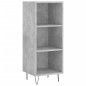 vidaXL Credenza Grigio Cemento 34,5x34x180 cm in Legno Multistrato vidaXL Credenza Grigio Cemento 34,5x34x180 cm in Legno Multistrato