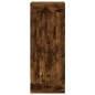 vidaXL Credenza Rovere Fumo 34,5x34x180 cm in Legno Multistrato vidaXL Credenza Rovere Fumo 34,5x34x180 cm in Legno Multistrato