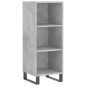 vidaXL Credenza Grigio Cemento 34,5x34x180 cm in Legno Multistrato vidaXL Credenza Grigio Cemento 34,5x34x180 cm in Legno Multistrato