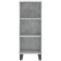 vidaXL Credenza Grigio Cemento 34,5x34x180 cm in Legno Multistrato vidaXL Credenza Grigio Cemento 34,5x34x180 cm in Legno Multistrato